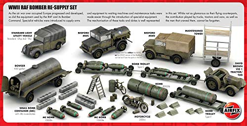 Airfix - Kit de modelismo, Diorama WWII Bomber Re-Supply, 1:72 (Hornby A05330)