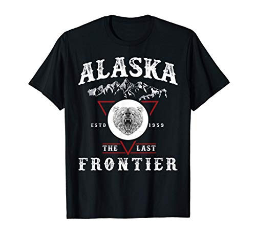 Alaska The Last Frontier Glacier Bear Camiseta