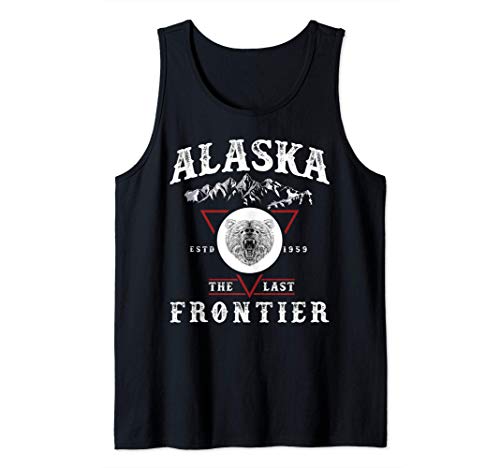 Alaska The Last Frontier Glacier Bear Camiseta sin Mangas