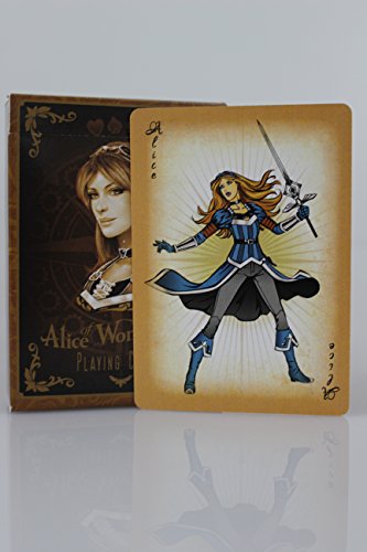 Alice of Wonderland - Jeu de Cartes, Or