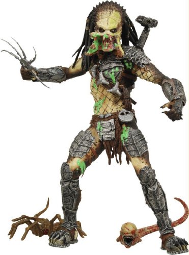 Alien VS. Predator: Requiem NECA Action Figure Series 4 Battle Damaged Unmasked Predator by Alien/Predator