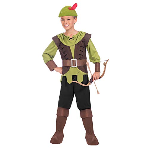 amscan 9904467 Juego de disfraz de Robin Hood, 4-6 años-3 piezas