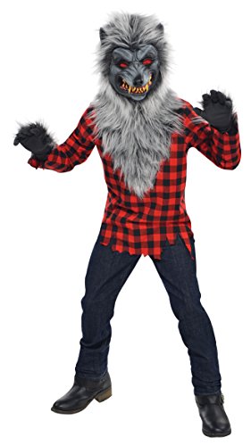 Amscan Disfraz de hombre lobo, con máscara y guantes, para 14 – 16 años