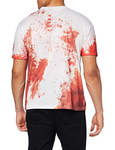 amscan guts T-Shirt Adults-1 pc Gory 3D triples Illusion Camiseta Adultos-1 pieza, multicolor, talla única (846364-55)