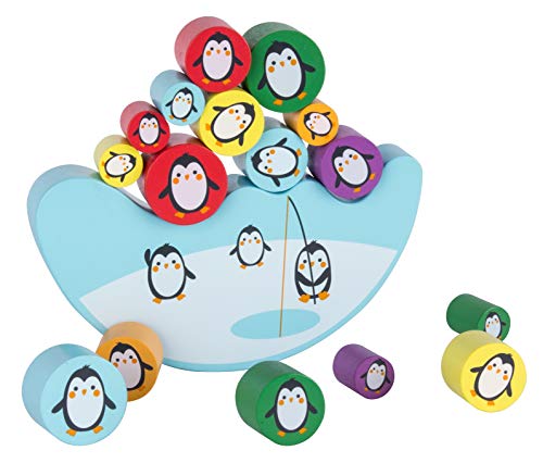 APLI Kids - Pingüinos Juego de Equilibrio, Multicolor, 17203