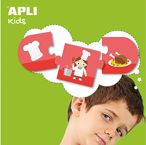 APLI Kids - Profesiones y Herramientas Puzle, 36 Piezas, Multicolor, 17238