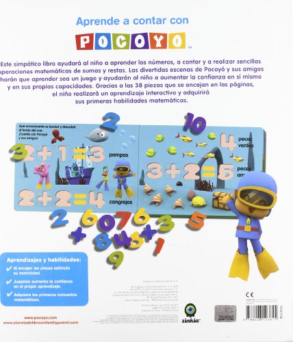 Aprende a contar con Pocoyó: Libro con piezas encajables (Pocoyo)