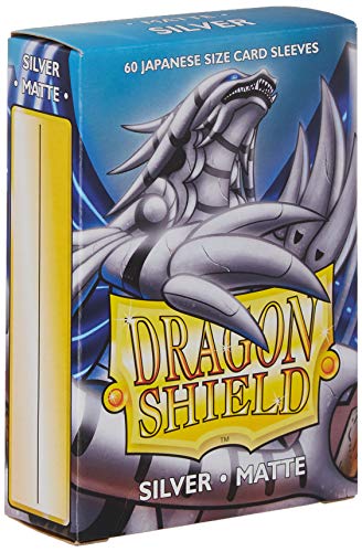 Arcane Tinman AT-11108 Sleeves: Dragon Shield Matte Japanese Silver (60) Card