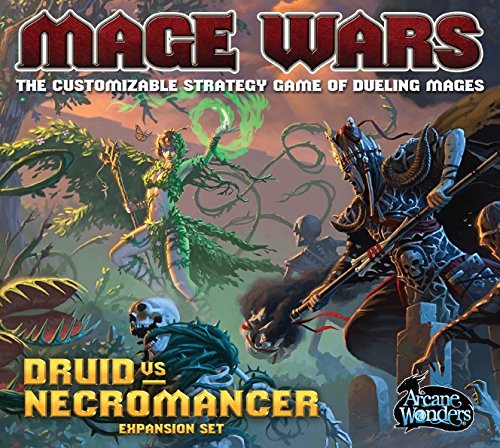 Arcane Wonders Juego de Mesa Mage Wars Druid vs Nigromante