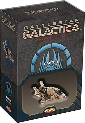 Ares Games Battlestar Galactica Starship Battles - Spaceship Pack: Raptor (SAR/ECM) - English
