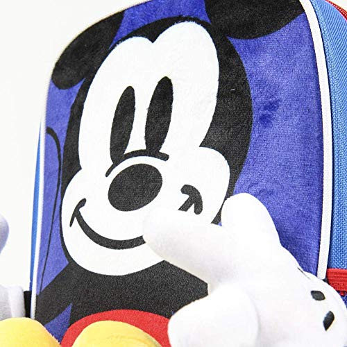 Artesania Cerda Personaje Mickey - Mochila Infantil, 31 cm, Azul