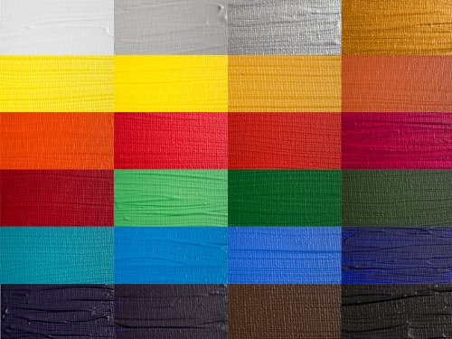 ArtinaCrylic Set de Colores acrílicos - 24 Colores 500 ml - Tanto para Profesionales como Aficionados
