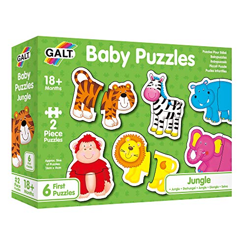 ASA Toys Infatiles Animales Galt Toys Puzle Infantile-Selva, Multicolor GA1003031