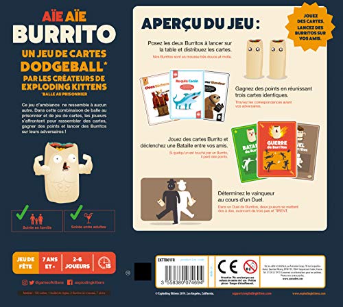 Asmodee Aïe Burrito, EKTTB01FR