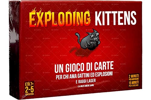 Asmodee Italia – Exploding Kittens – Edición Italiana, 8540
