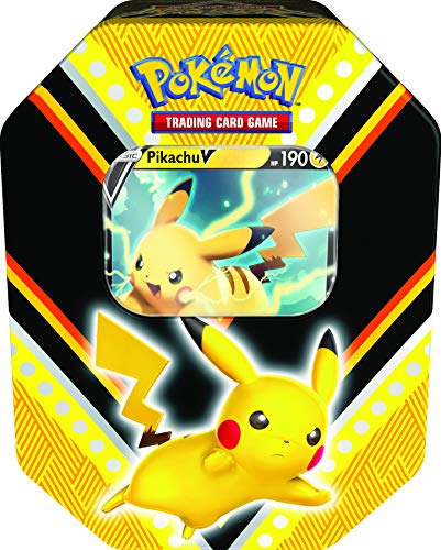 Asmodée POK80779-D6 Pokémon TCG: V Powers Tin (uno al Azar)