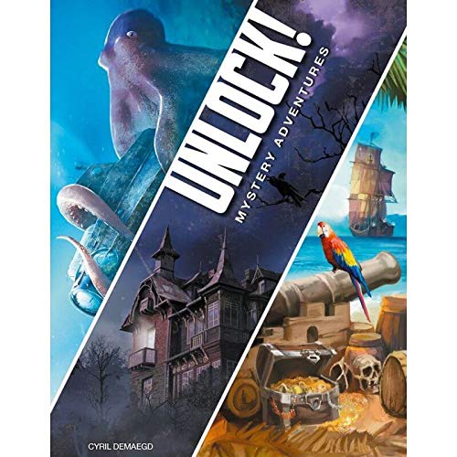 Asmodee - Unlock Mystery Adventures - Juego de Mesa de edición en Italiano, Multicolor, SCUNL02IT