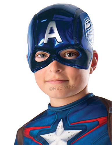 Avengers-39217 Mascara Capitan America Avengers Inf, Multicolor, Talla única (Rubie'S 39217NS)