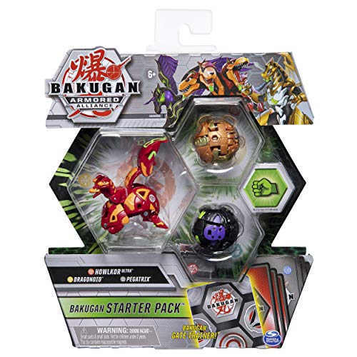 Bakugan Paquete de 3 Figuras de acción coleccionables Armored Alliance (los Estilos varían)