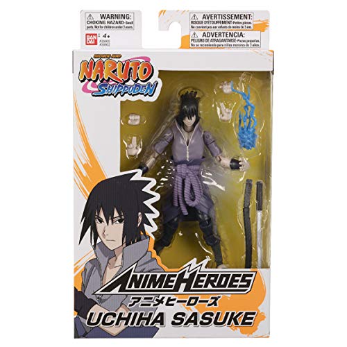 Bandai 36902 Anime Heroes-Naruto - Figura de acción de Uchiha Sasuke (15 cm)