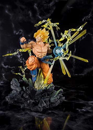Bandai - Figurine DBZ - Super Saiyan Son Goku The Burning Battles Figuarts Zero 20cm - 4573102553881