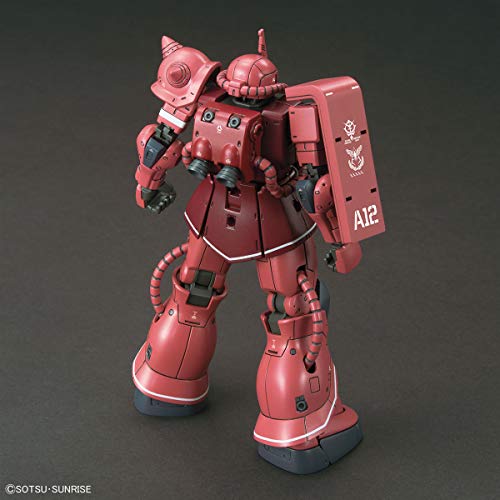 Bandai Gundam The Origin MS-06S Char's Zaku II Red Comet Ver. HG 1/144 Model Kit