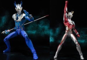 Bandai Tamashii Nations Ultra-act Ultraman Zero Strong Corona Zero & Luna Miracle Zero Action Figure by Bandai
