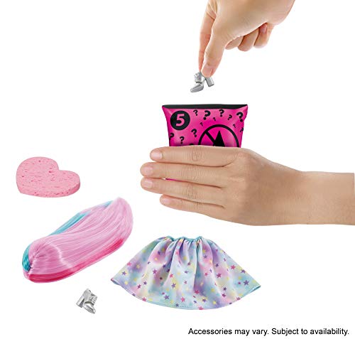 Barbie Color Reveal, muñeca que revela sus colores con agua, incluye ropa y accesorios, regalo para niñas y niños 3-9 años (Mattel GMT48) , color/modelo surtido
