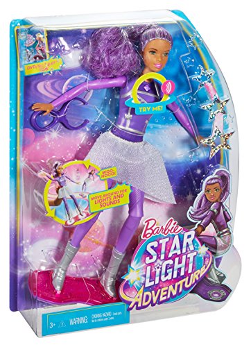 Barbie - Muñeca Fashion, Skate galáctico, Aventura en el Espacio (Mattel DLT23)