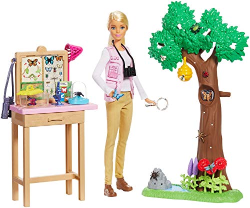 Barbie Quiero Ser Entomóloga National Geographic Muñeca y accesorios (Mattel GDM49)