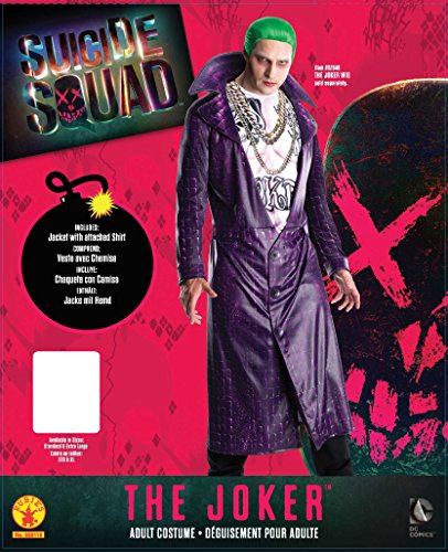Batman - Disfraz de The Joker Deluxe para adulto, Talla única (Rubies 820116)