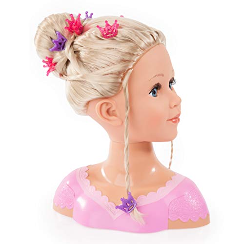 Bayer Design - Charlene Super Model, Busto muñeca para peinar y maquillar con accesorios , color/modelo surtido