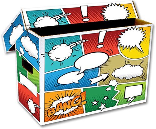 BCW (1) Art Pow! Short Comic Storage Box - Holds 150-175 Comics Bx-Short-Art-Pow by
