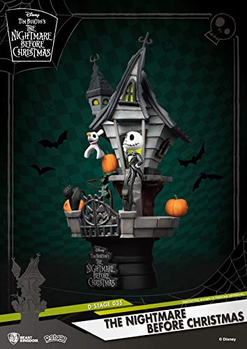Beast Kingdom Toys Nightmare Before Christmas D-Stage PVC Diorama Jack's Haunted House 15 cm