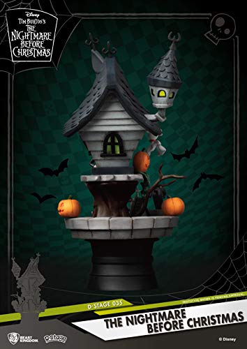 Beast Kingdom Toys Nightmare Before Christmas D-Stage PVC Diorama Jack's Haunted House 15 cm