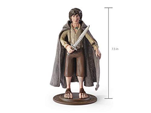 BendyFigs- Figura Señor de los Anillos Frodo Baggins (The Noble Collection NN2817)