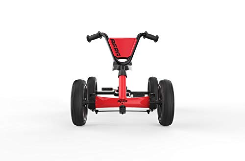 Berg Gokart Buzzy Red | Vehículo Infantil, Coche de Pedal, Seguro y Estabilidad, Juguete para niños Adecuado para niños de 2 a 5 años, Rojo/Negro