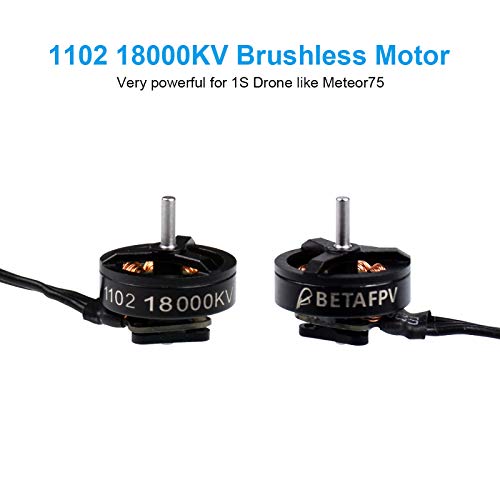 BETAFPV Meteor75 1S Brushless Whoop Drone Frsky D8 with BT2.0 Connector F4 AIO 1S FC VTX 18000KV 1102 Motor C01 Pro Camera for Tiny Whoop Micro FPV Racing Whoop Drone Quadcopter