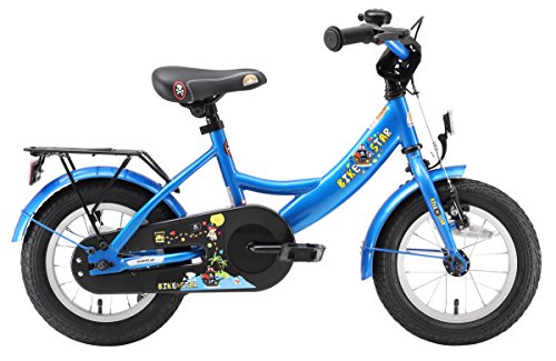 BIKESTAR Bicicleta Infantil para niños y niñas a Partir de 3 años | Bici 12 Pulgadas con Frenos | 12" Edición Clásica Azul