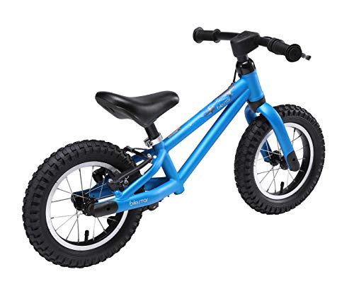 BIKESTAR Bicicleta sin Pedales para niños y niñas 3-4 años | Bici con Ruedas de 12" Edición Bici de montaña | Azul