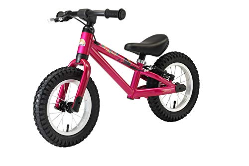 BIKESTAR Bicicleta sin Pedales para niños y niñas 3-4 años | Bici con Ruedas de 12" Edición Bici de montaña | Violeta