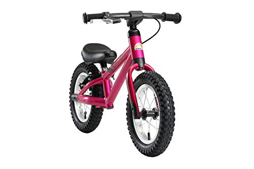 BIKESTAR Bicicleta sin Pedales para niños y niñas 3-4 años | Bici con Ruedas de 12" Edición Bici de montaña | Violeta
