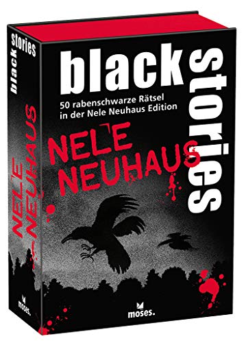 Black Stories Nele Neuhaus Edition - Juego de Cartas (50 acertijos del Imperio de la Crimiautorina, el Juego de Cartas Krimi)