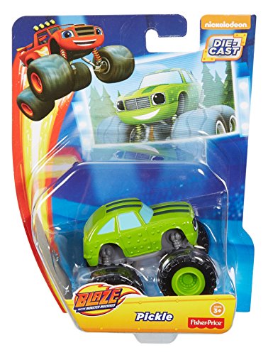 Blaze y los Monster Machines de Nickelodeon - Vehículo Pickle, Color Verde(Mattel CGF23)