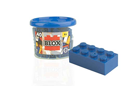 Blox - Bote de 40 Bloques, Color Azul (Simba 4118881)