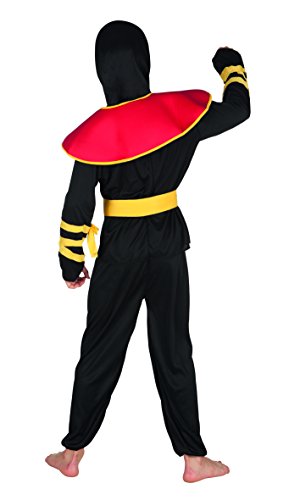 Boland 23464 Disfraz de Ninja Master para Niños, Rojo, 7-9 Años