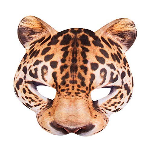 Boland 56731 - Máscara media para mujer, diseño de leopardo, talla única