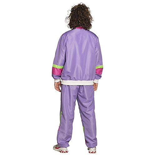 Boland Trainingsanzug 80er Jahre mit Taschen Disfraces para Adulto, Multicolor, S para Mujer