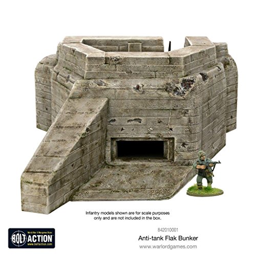 Bolt Action Juegos de señores de la guerra, miniaturas - Flak Bunker