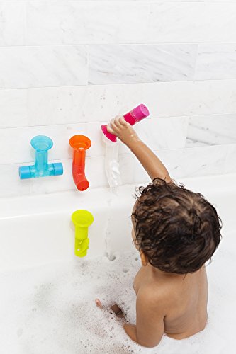 Boon - Tuberías de juguete para el baño, multicolor.